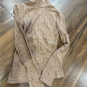 SHEIN Light Brown Turtleneck Sweater